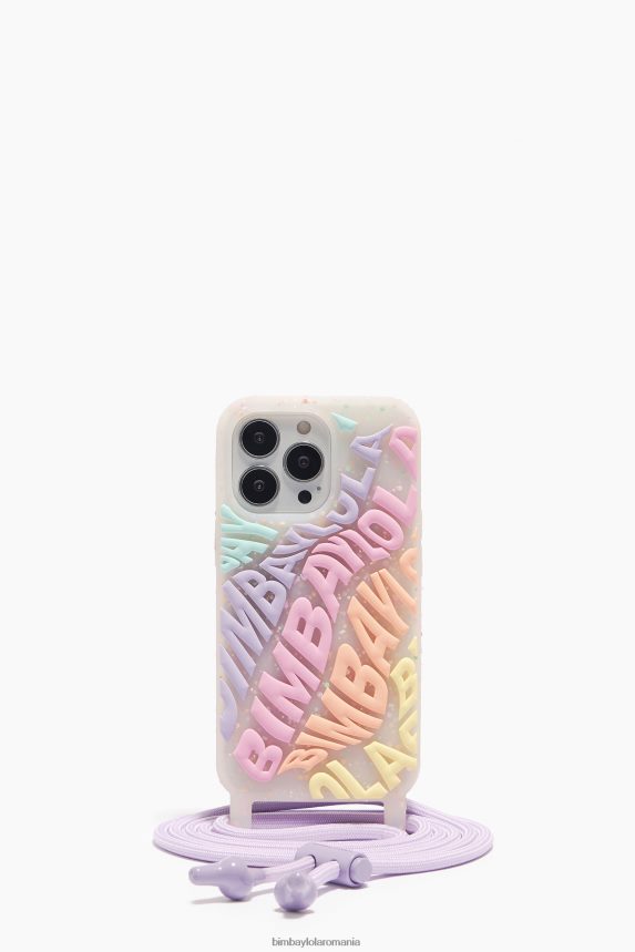 ro Bimba Y Lola husă transparentă cu logo pentru iPhone 13 pro multicolor 2XZ40B901 accesorii