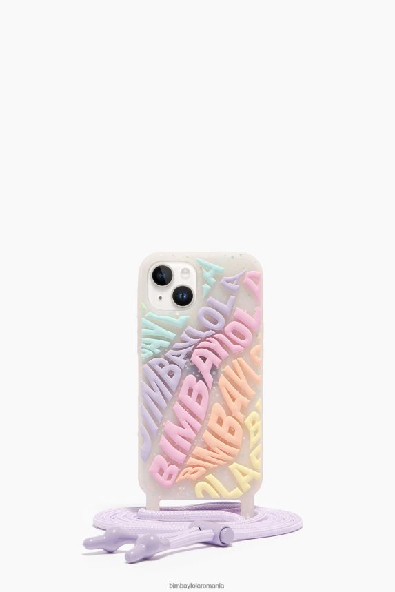 ro Bimba Y Lola husa iphone 14 transparenta cu logo multicolor 2XZ40B912 accesorii