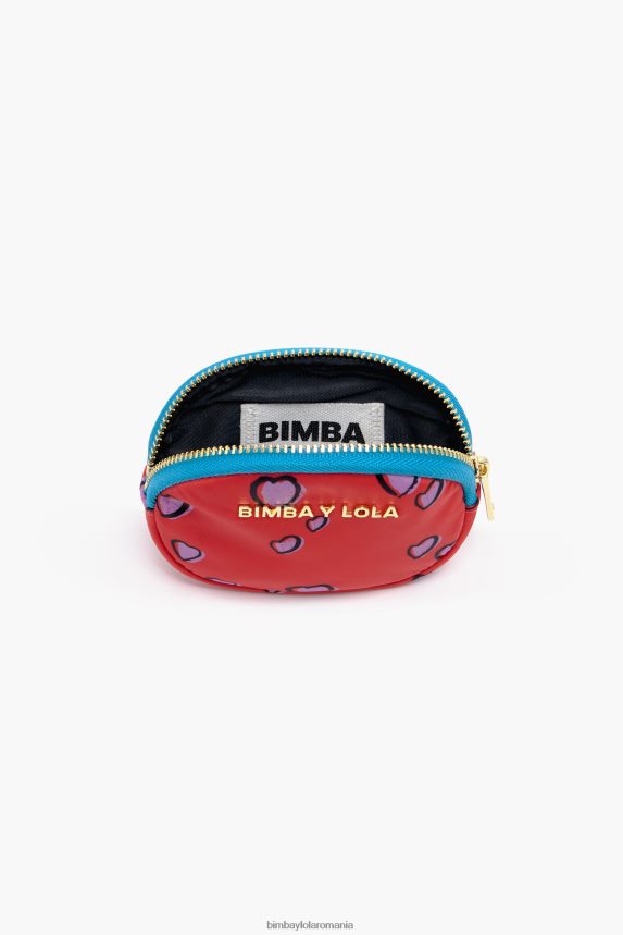 ro Bimba Y Lola poseta de monede cu imprimeu inimioare roșu oval 2XZ40B1026 accesorii