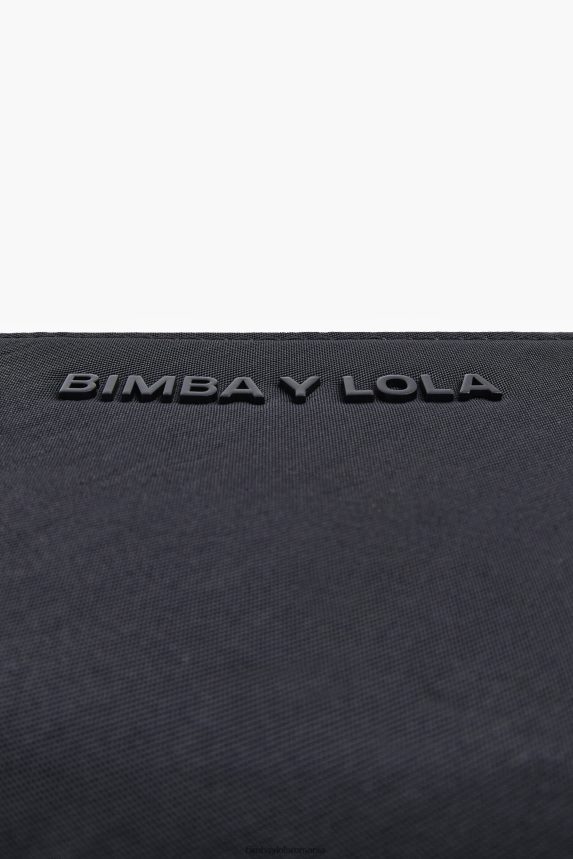ro Bimba Y Lola poseta dreptunghiulara din nailon negru 2XZ40B1021 accesorii