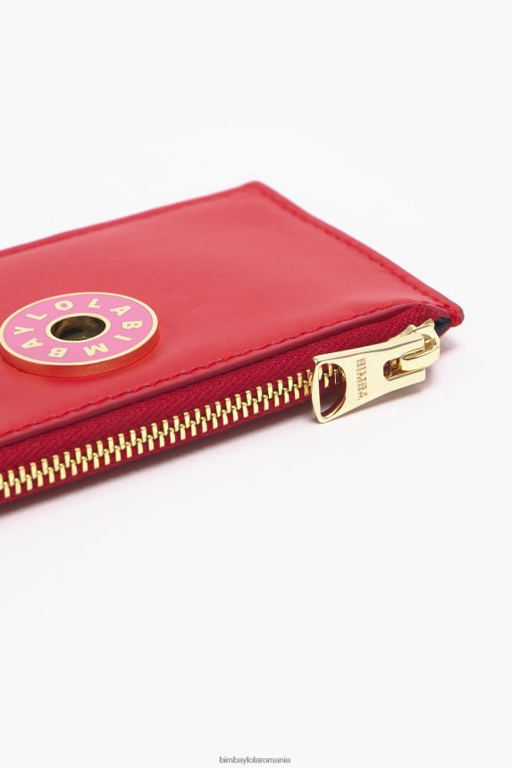 ro Bimba Y Lola poseta dreptunghiulara din piele roșu 2XZ40B1024 accesorii