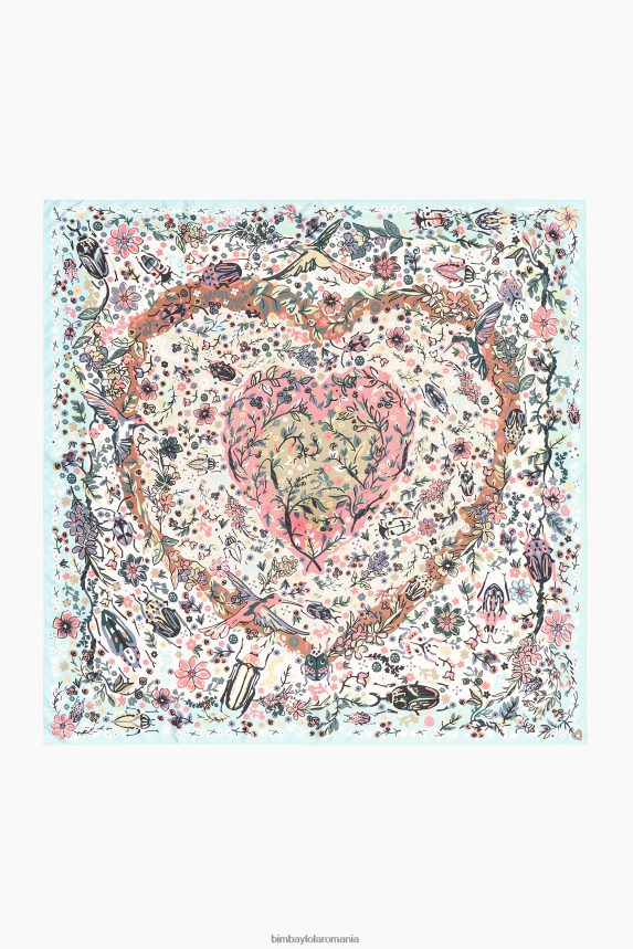 ro Bimba Y Lola flori animale eșarfă aproape alb 2XZ40B621 accesorii