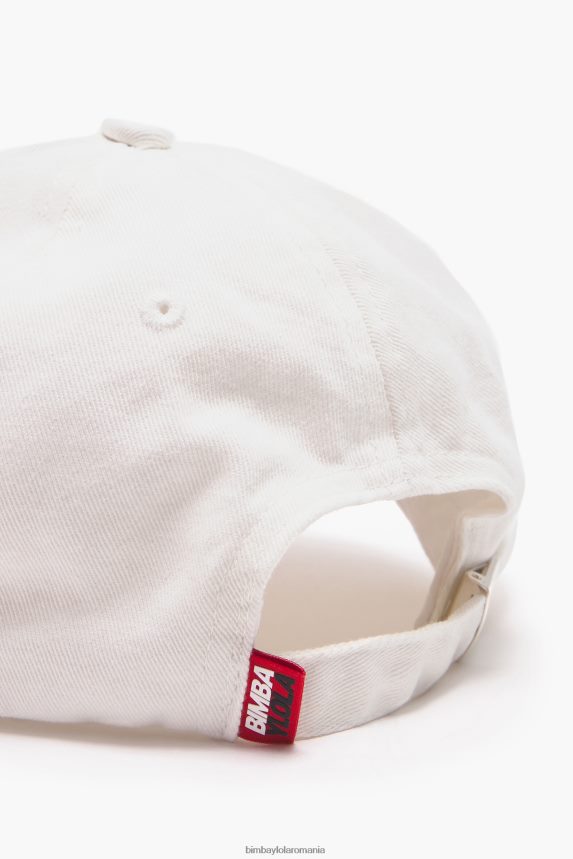 ro Bimba Y Lola șapcă din bumbac bicolor alb 2XZ40B872 accesorii