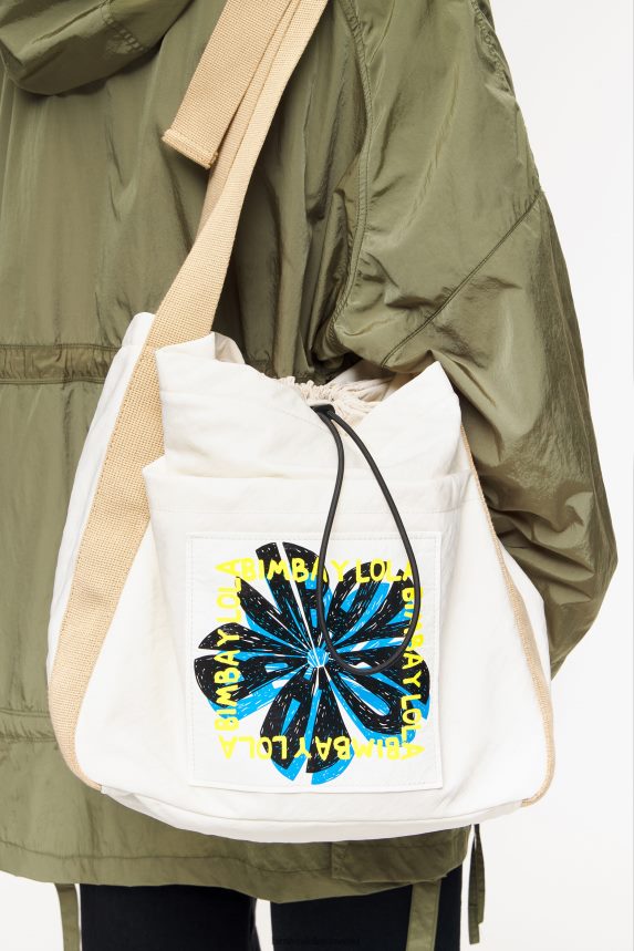 ro Bimba Y Lola geantă tip găleată din nailon imprimat piatră 2XZ40B129 accesorii