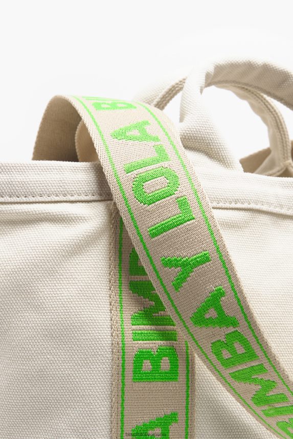 ro Bimba Y Lola geanta shopper din panza ecru 2XZ40B86 accesorii