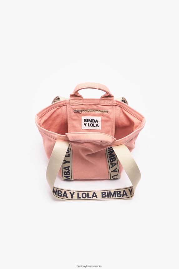 ro Bimba Y Lola geanta shopper din panza roz 2XZ40B83 accesorii