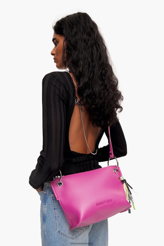 ro Bimba Y Lola geanta crossbody din piele fucsie 2XZ40B41 accesorii