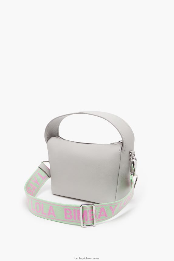 ro Bimba Y Lola geanta hobo din piele gri 2XZ40B50 accesorii