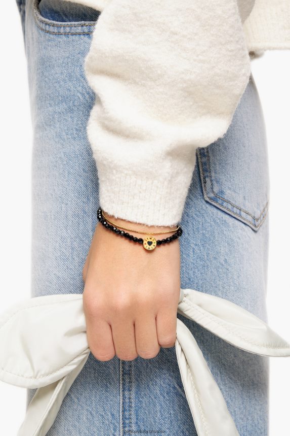 ro Bimba Y Lola bratara dubla cu cristale negru 2XZ40B668 accesorii