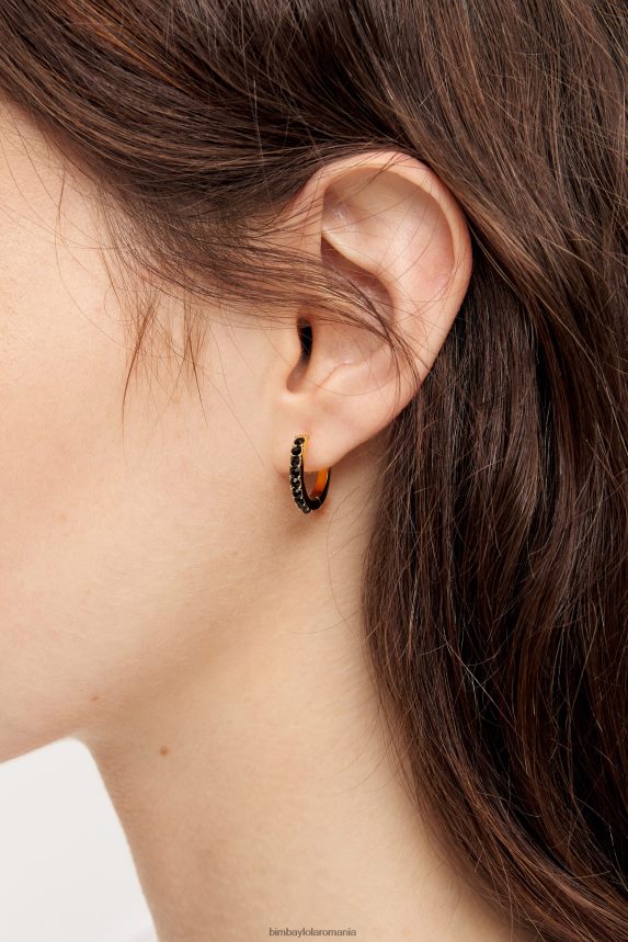 ro Bimba Y Lola cercei cerc midi cu cristale negru 2XZ40B851 accesorii