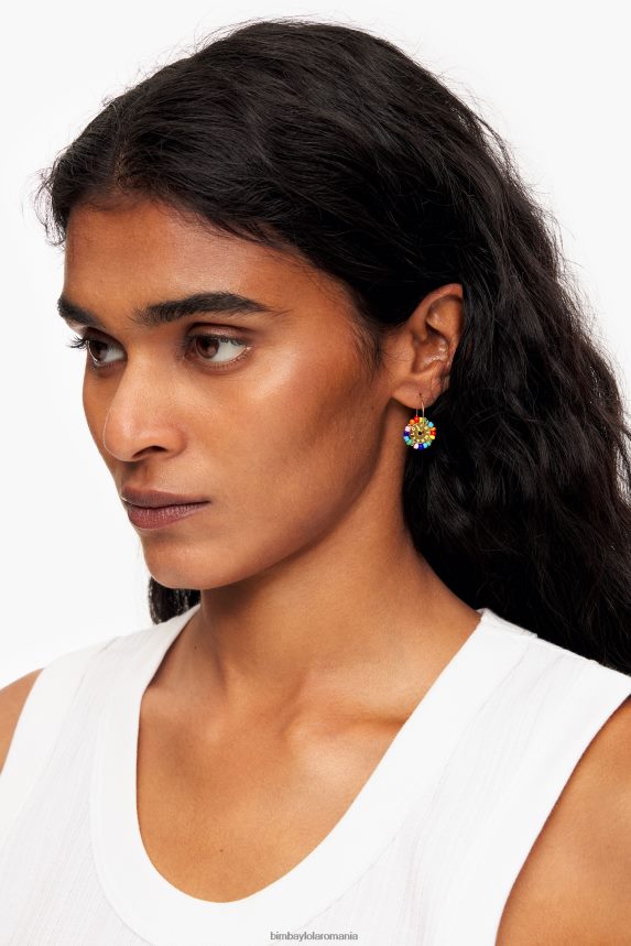 ro Bimba Y Lola cercei cu cerc pietre mici multicolor 2XZ40B780 accesorii