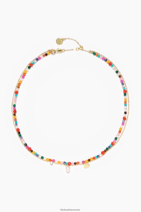 ro Bimba Y Lola colier cu lanț și pietre naturale multicolor 2XZ40B690 accesorii