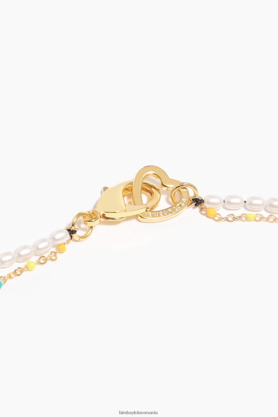 ro Bimba Y Lola colier de perle cu lanț multicolor 2XZ40B791 accesorii