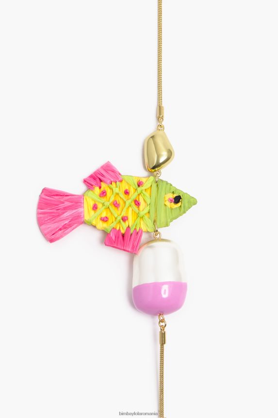 ro Bimba Y Lola colier din rafie multicolor roz 2XZ40B700 accesorii