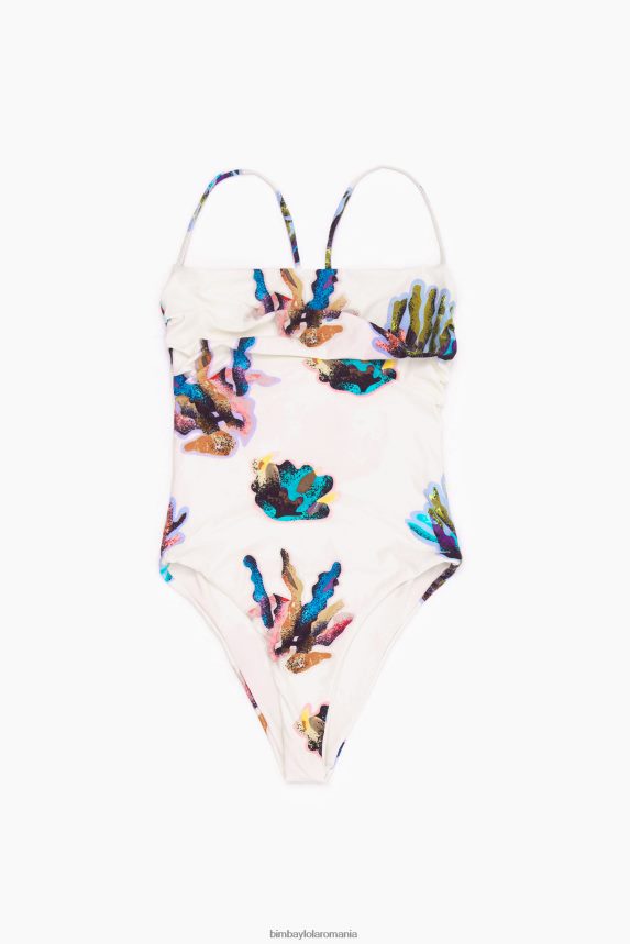 ro Bimba Y Lola costum de baie cu imprimeu coral fildeş 2XZ40B875 îmbrăcăminte