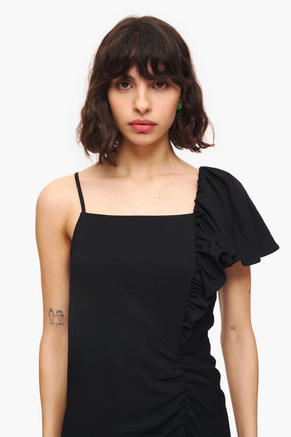 ro Bimba Y Lola rochie midi negru 2XZ40B239 îmbrăcăminte