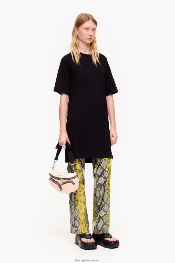 ro Bimba Y Lola rochie ponte di roma negru 2XZ40B206 îmbrăcăminte