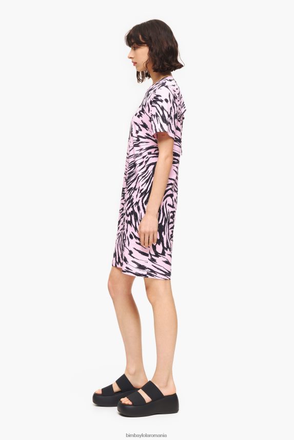 ro Bimba Y Lola rochie scurtă în două culori cu aripi de fluture roz 2XZ40B219 îmbrăcăminte