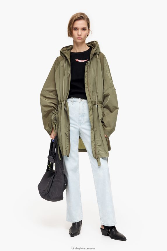 ro Bimba Y Lola drept cropped - blugi drepti cu imprimeu panda de camuflaj albastru 2XZ40B529 îmbrăcăminte