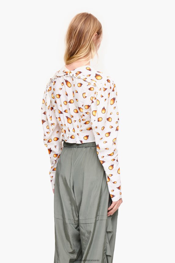 ro Bimba Y Lola bluză scurtă foc fildeş 2XZ40B343 îmbrăcăminte