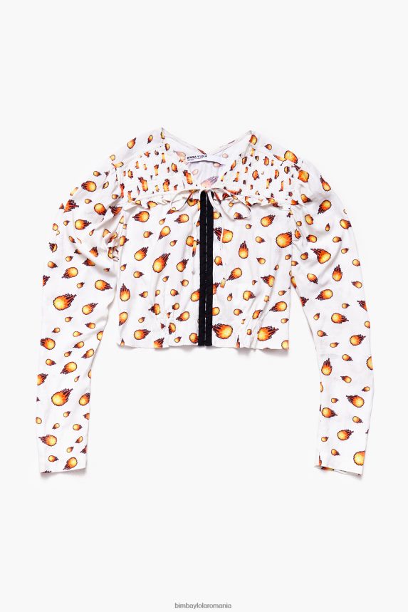 ro Bimba Y Lola bluză scurtă foc fildeş 2XZ40B343 îmbrăcăminte