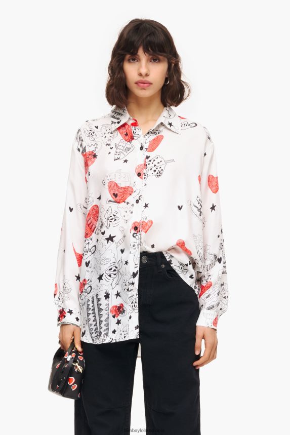 ro Bimba Y Lola cămașă cu inimă poreclă 2XZ40B347 îmbrăcăminte