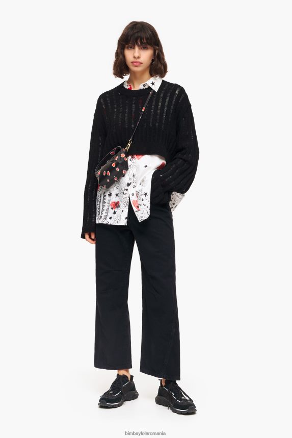 ro Bimba Y Lola cămașă cu inimă poreclă 2XZ40B347 îmbrăcăminte