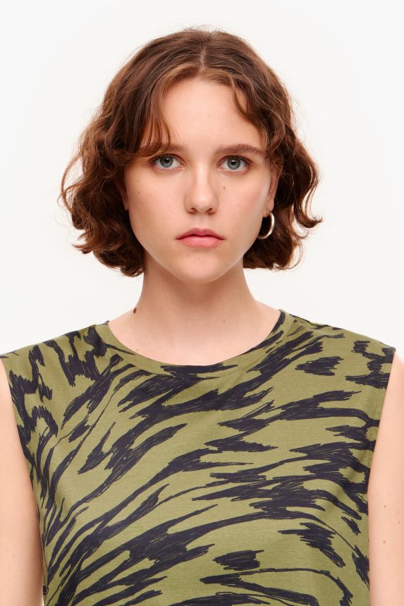 ro Bimba Y Lola tricou din bumbac cu aripi de fluture kaki 2XZ40B298 îmbrăcăminte