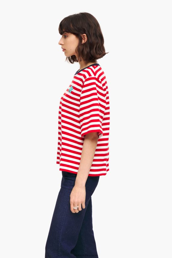 ro Bimba Y Lola tricou pentru câine în dungi roșu 2XZ40B250 îmbrăcăminte