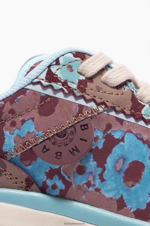 ro Bimba Y Lola adidași alergător cu flori pline pulpo maro 2XZ40B545 footwewar