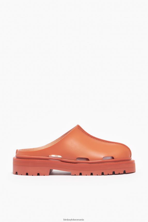 ro Bimba Y Lola sabot cu efect cauciuc portocale 2XZ40B599 footwewar