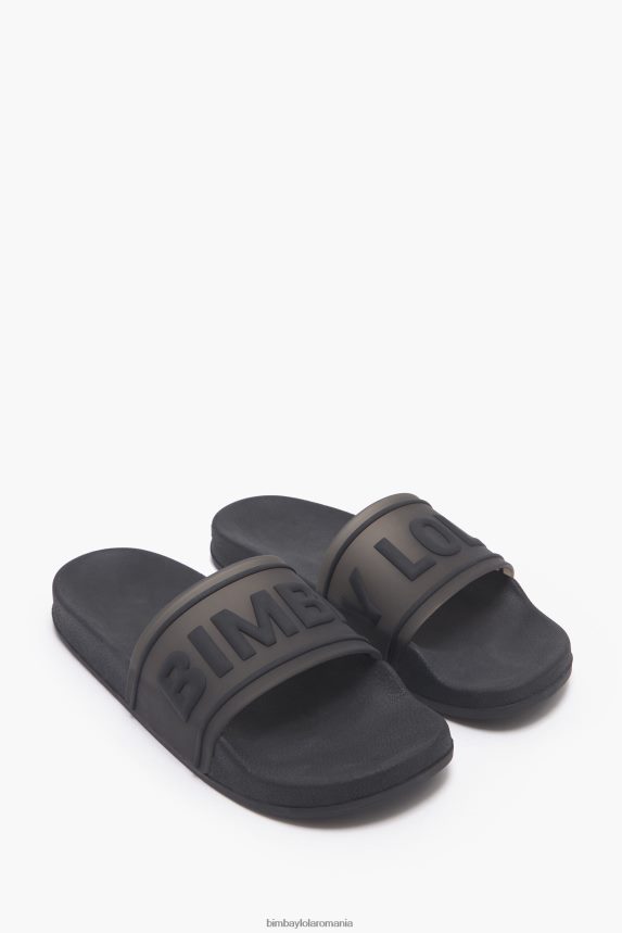 ro Bimba Y Lola flip-flop cu glisor cu logo negru 2XZ40B590 footwewar