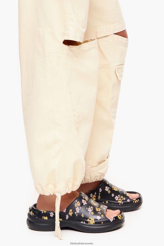 ro Bimba Y Lola flip-flop platformă cu imprimeu flori acrilice negru 2XZ40B595 footwewar