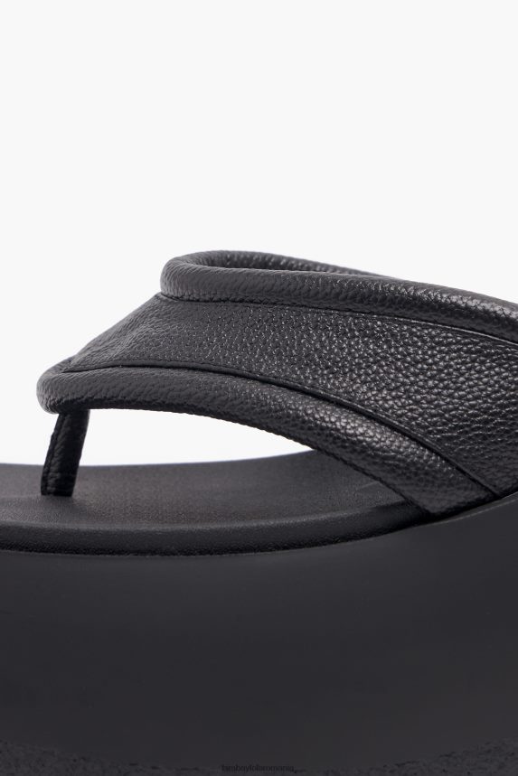 ro Bimba Y Lola sandală cu platformă din piele negru 2XZ40B568 footwewar