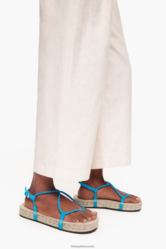ro Bimba Y Lola sandale cu slider albastru 2XZ40B582 footwewar